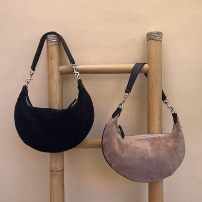 Moon Bag Suede