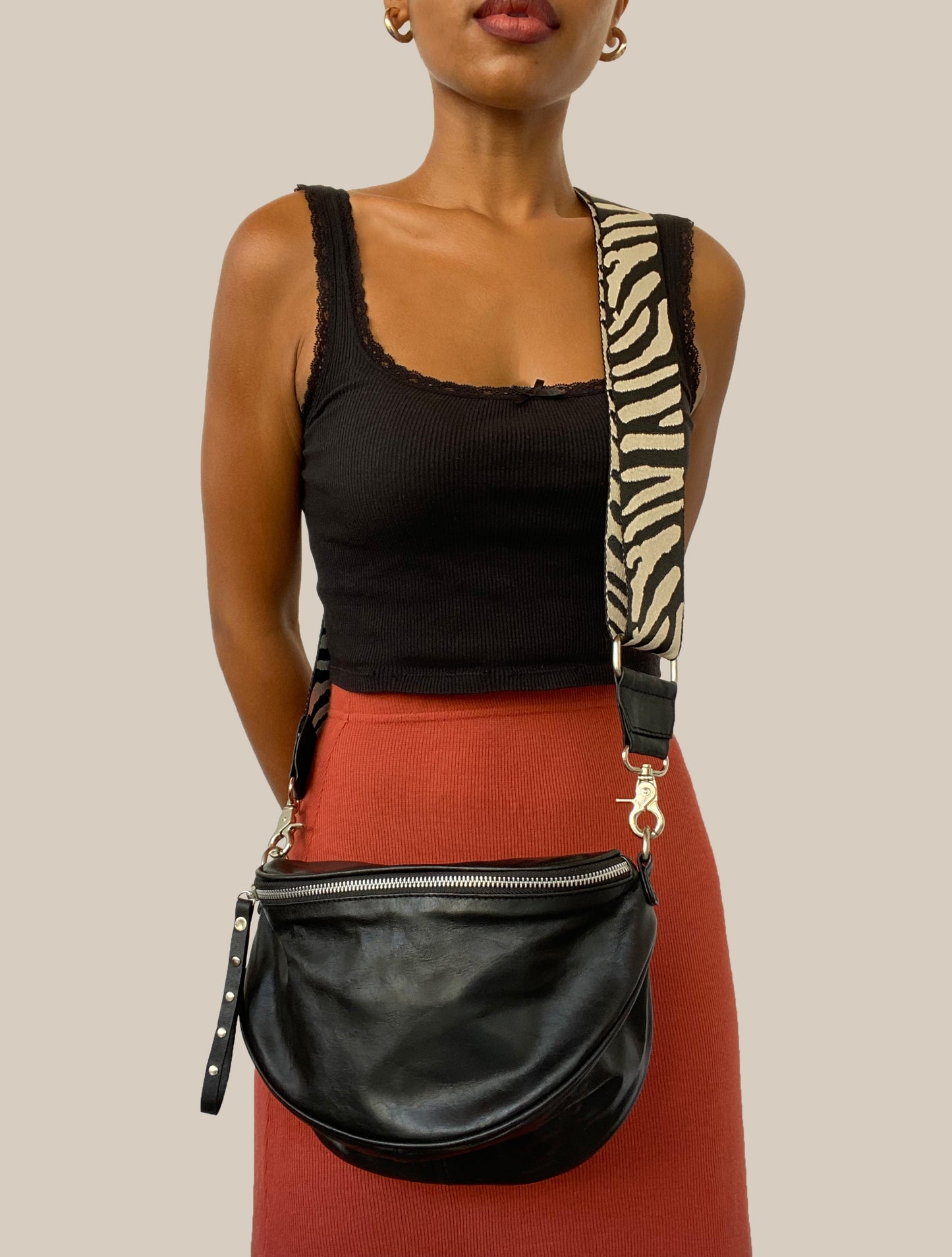 Bum Bag with Zebra Strap