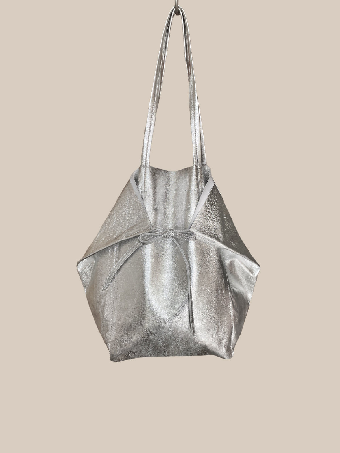 Pyramid Bag in Metallic