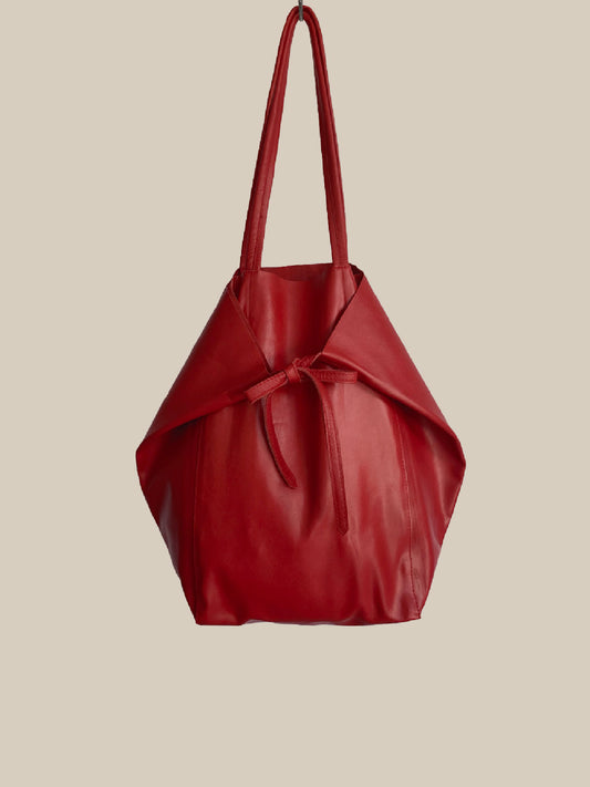 Pyramid Bag (small) in Red