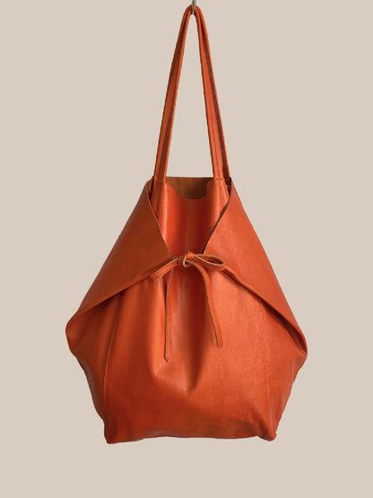 Pyramid Bag (big) in Orange