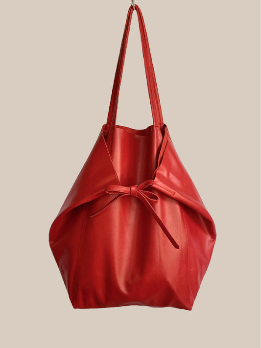 Pyramid Bag (big) in Red