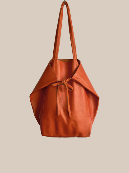 Pyramid Bag (small) in Orange