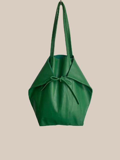 Pyramid Bag (small) in Green